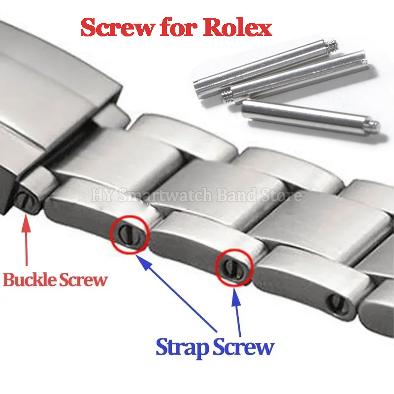 Jewelry Rolex Watches - Tornillo de Acero Inoxidable para Correa