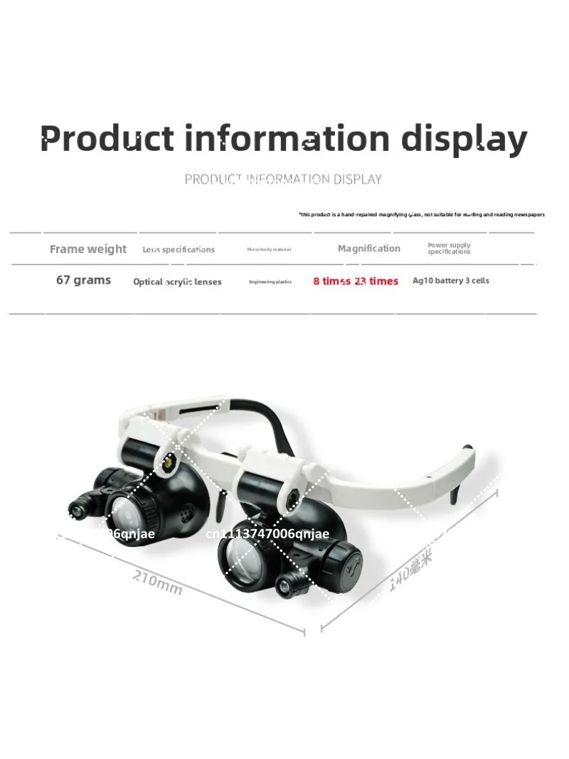 Lentes de Aumento con Luz de 2 - Jewelry Repair & Watches Photos reseña y precio