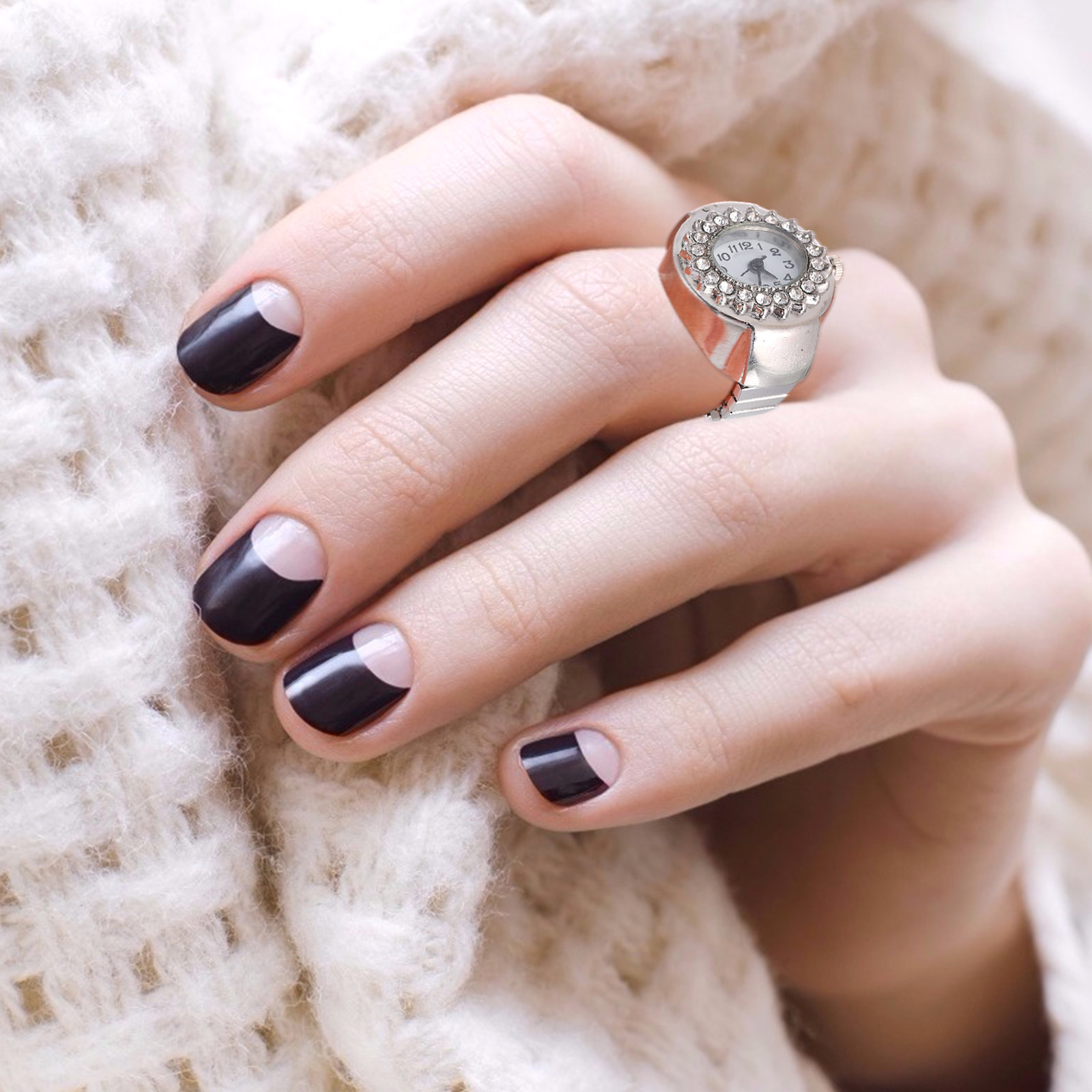 Anillo de dedo con diseño de d - Unique Jewelry Watches reseña y precio