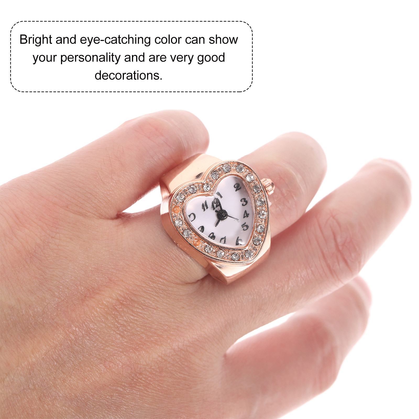 Reloj de dedo tipo anillo, mod - Unique Jewelry Watches reseña y precio