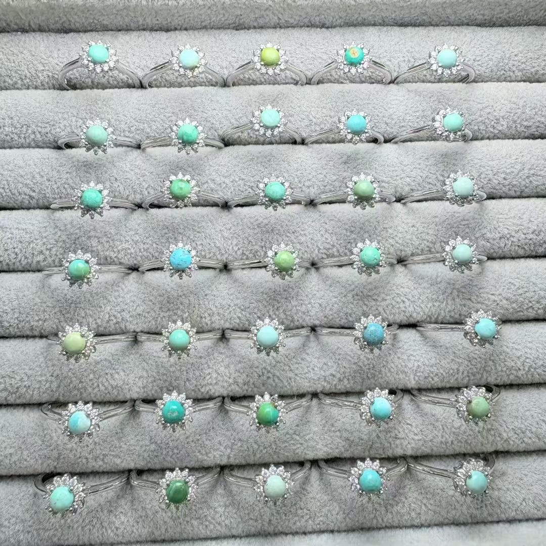 Anillo de turquesa Natural Fen - Turquoise Stone Ring reseña y precio